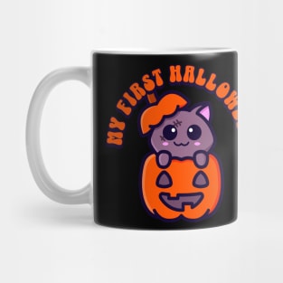 First Halloween Zombie Cat Mug